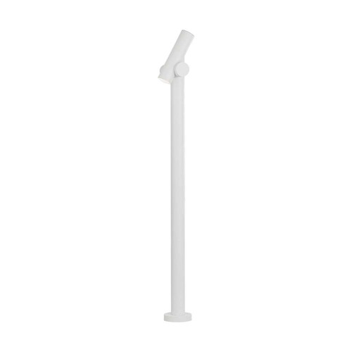 Borne de jardin LED double 100cm 5,2W - IP44, blanc, 3000K, faisceau réglable, 100cm de haut