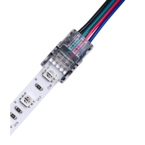 Connecteur pour bande LED à fils détachés - 10mm, RGB, IP20, 5V-24V