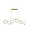 Suspension design LED 28W - Or, 3000K, L94,5 x W32,5 cm, luminaire décoratif