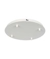 Rosace Mat Blanc pour 4 Lampes - Ø300mm