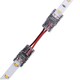 Connecteur avec câble pour bande LED - 8mm, monochrome, IP20, 5V-24V