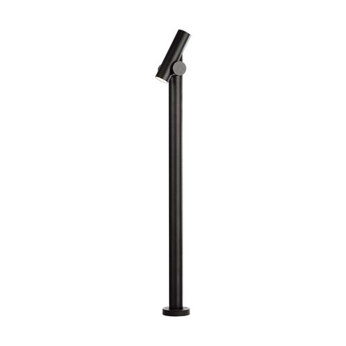 Borne de jardin 4W, 100cm - Noir, IP44, 390lm, aluminium, source lumineuse incluse