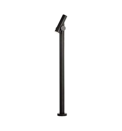 Borne de jardin 4W, 100cm - Noir, IP44, 390lm, aluminium, source lumineuse incluse