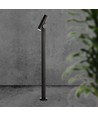 Borne de jardin 4W, 100cm - Noir, IP44, 390lm, aluminium, source lumineuse incluse