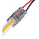 Connecteur pour ruban LED à fils libres - 8mm, COB, monochrome, IP20, 5V-24V