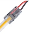 Connecteur pour ruban LED à fils libres - 8mm, COB, monochrome, IP20, 5V-24V