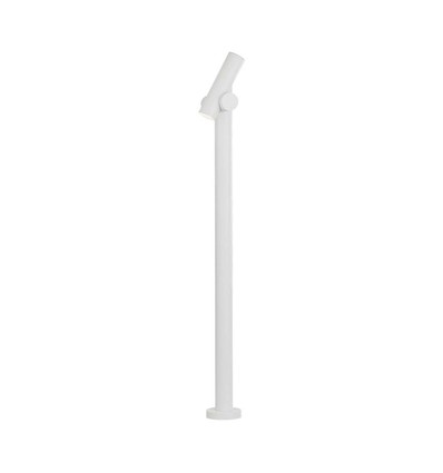 Borne lumineuse de jardin - Module LED 600lm 4000K Boîtier blanc IP44, 129x159x1000mm
