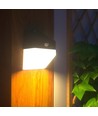Applique murale solaire 2W - Panda 200lm, batterie lithium 3,7V 1200mAh, 4000K, noir+blanc