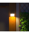 Applique murale solaire 2W - Panda 200lm, batterie lithium 3,7V 1200mAh, 4000K, noir+blanc