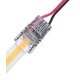 Connecteur de bande LED pour fils détachés - 10mm, COB, monochrome, IP20, 5V-24V