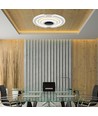 Plafonnier LED décoratif intelligent 95W - 9900lm, Ø52cm, CCT, dimmable, télécommande incluse