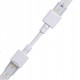 Connecteur étanche avec câble pour bande LED - 8mm, couleur unie, IP68, 5V-24V