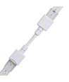 Connecteur étanche avec câble pour bande LED - 8mm, couleur unie, IP68, 5V-24V