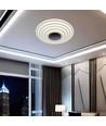 Plafonnier LED Designer 125W, 13100lm - Ø50cm, dimmable, 3-en-1 CCT, télécommande incluse