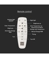 Plafonnier LED Designer 125W, 13100lm - Ø50cm, dimmable, 3-en-1 CCT, télécommande incluse