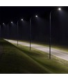 Lampadaire LED 100W avec puce LED Samsung - 115-135lm/W, IP65, 4000K, adaptateur réglable