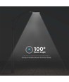 Lampadaire LED 100W avec puce LED Samsung - 115-135lm/W, IP65, 4000K, adaptateur réglable