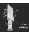 Lampadaire LED 100W avec puce LED Samsung - 115-135lm/W, IP65, 4000K, adaptateur réglable