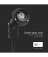 Spot de jardin GU10 avec piquet - Noir, IP65, aluminium, ajustable, excl. source lumineuse