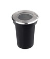 Spot encastrable mini V-Tac GU10 - Rond, acier inoxydable, culot GU10