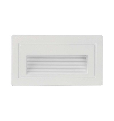 Éclairage d'escalier LED 3W - 180lm, 3000K, blanc, 5,8x10,3 cm, incl. source lumineuse