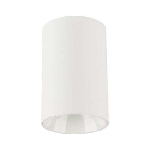 Spot en saillie GU10 - Rond, blanc, IP20, sans source lumineuse