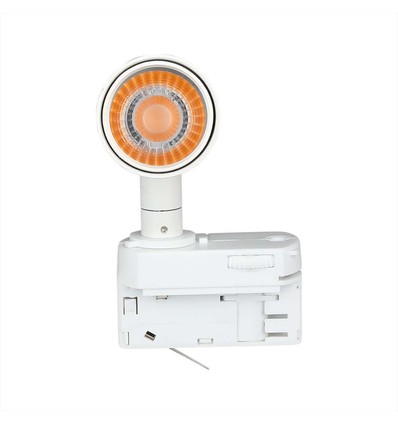Spot sur rail 15W Samsung LED, RA90 - 100lm/W, blanc, 3000K, 5 ans de garantie