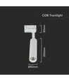 Spot sur rail 15W Samsung LED, RA90 - 100lm/W, blanc, 3000K, 5 ans de garantie