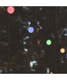 Guirlande lumineuse LED de 7m avec 15 ampoules RGB - 0,5W/ampoule, contrôlée via la télécommande incluse