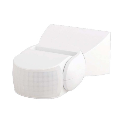 Détecteur de mouvement 300W - Infrarouge 180° , Blanc, IP65