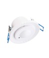 Détecteur de mouvement micro-ondes 300W - 360°, blanc, IP20, portée 1-8m, lux et temps réglables