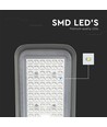 V-Tac 50W lampe de rue LED - Ø60mm, IP65