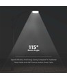 V-Tac 100W lampe de rue LED - Ø60mm, IP65