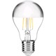 Ampoule LED E27 7,5W - Calotte argentée, A60