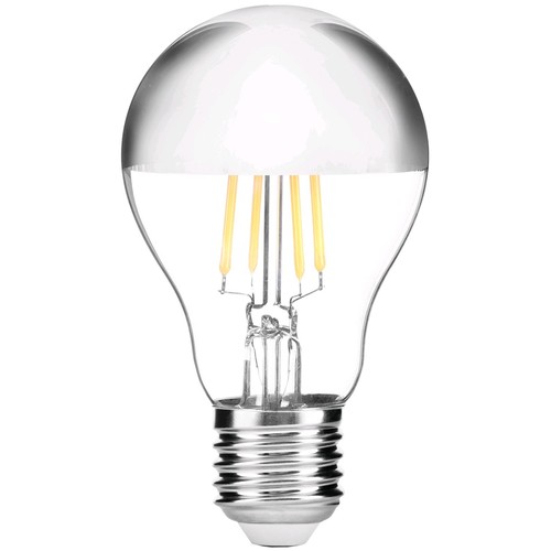 Ampoule LED E27 7,5W - Calotte argentée, A60