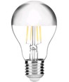 Ampoule LED E27 7,5W - Calotte argentée, A60