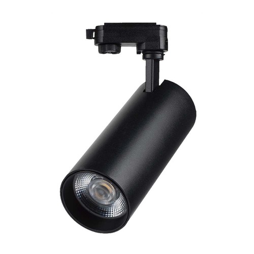 Spot sur rail 30W/40W, RA90, noir - CCT, 35 degrés, COB LED