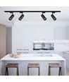 Spot sur rail 30W/40W, RA90, noir - CCT, 35 degrés, COB LED