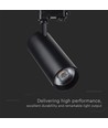 Spot sur rail 30W/40W, RA90, noir - CCT, 35 degrés, COB LED