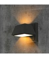 Applique murale LED extérieure 15W - 16x16,5x16,4mm, 4000K, noire, IP65