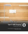 Lampe LED 3-en-1 rechargeable - Magnétique, blanche, dimmable, avec pied et 2 supports de montage