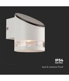 Applique murale solaire 1W Solara - 3000K, blanc, IP54, 70lm, batterie et panneau solaire
