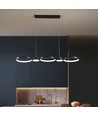 Suspension LED 38W, 100cm - Noir, 4560lm, 4000K, source incluse