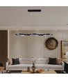 Suspension LED 38W, 100cm - Noir, 4560lm, 4000K, source incluse