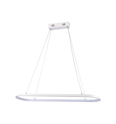 Suspension 24W - LED (80x20x100cm), 4000K, boîtier blanc