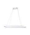 Suspension 24W - LED (80x20x100cm), 4000K, boîtier blanc