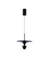Suspension design 9W - Noir, 1000lm, 120°, IP20 intérieur