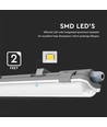Réglette étanche 120cm 18W avec tube - IP65, incl. 1 pc. tube LED