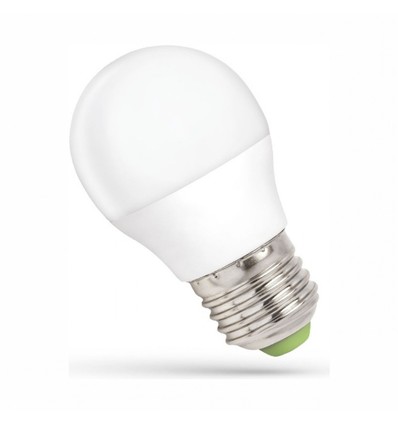 Ampoule LED sphérique E27 6W dimmable - G45, verre dépoli