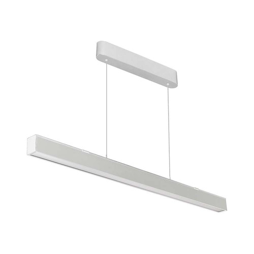 Réglette LED 120cm 40W avec puce Samsung - Blanc, CCT, kit de suspension inclus, plafonnier pour bureau